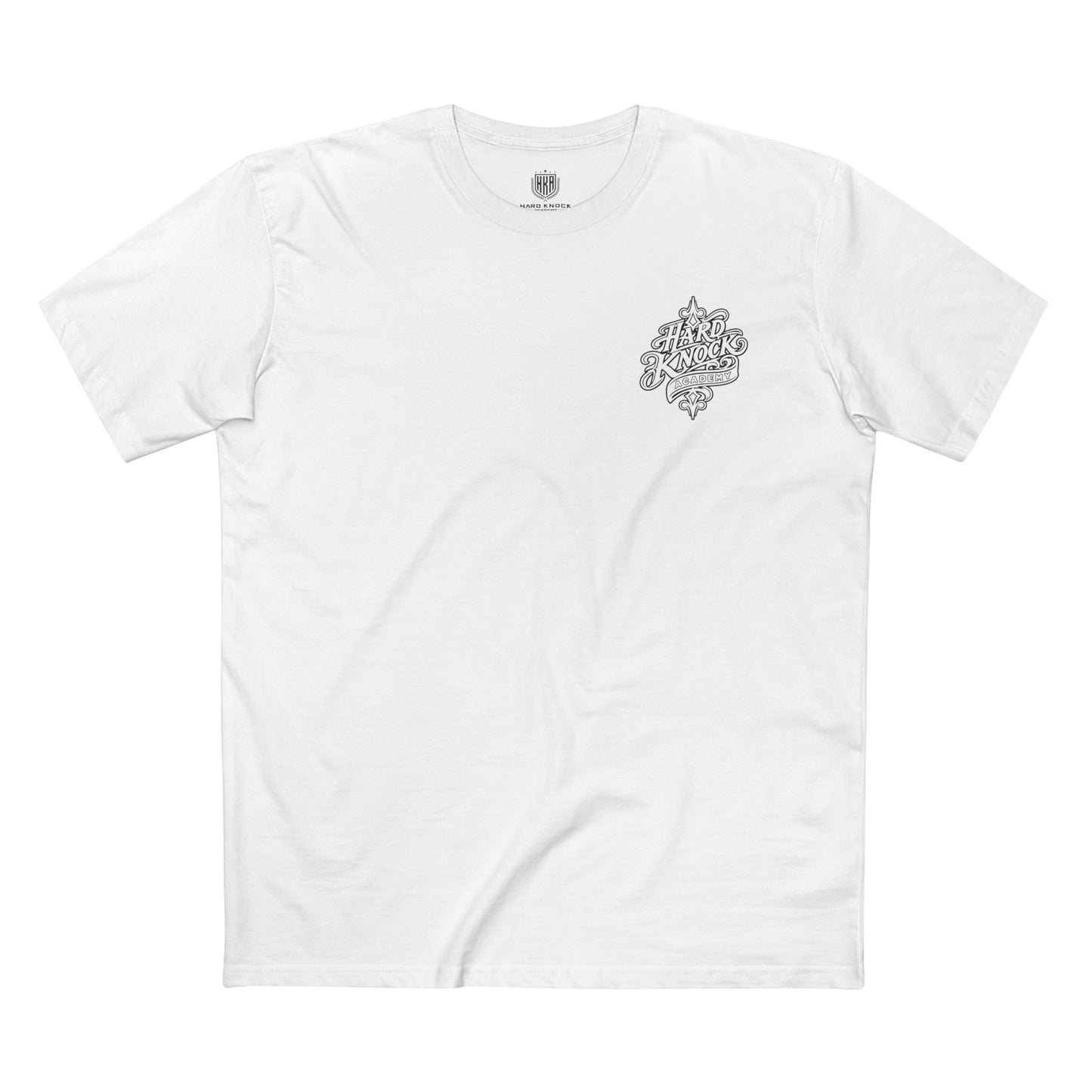 Retro Script Hard Knock Academy Graphic T-Shirt