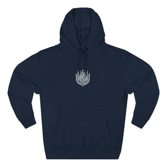 Navy HKA White Embroidered Patch Hoodie