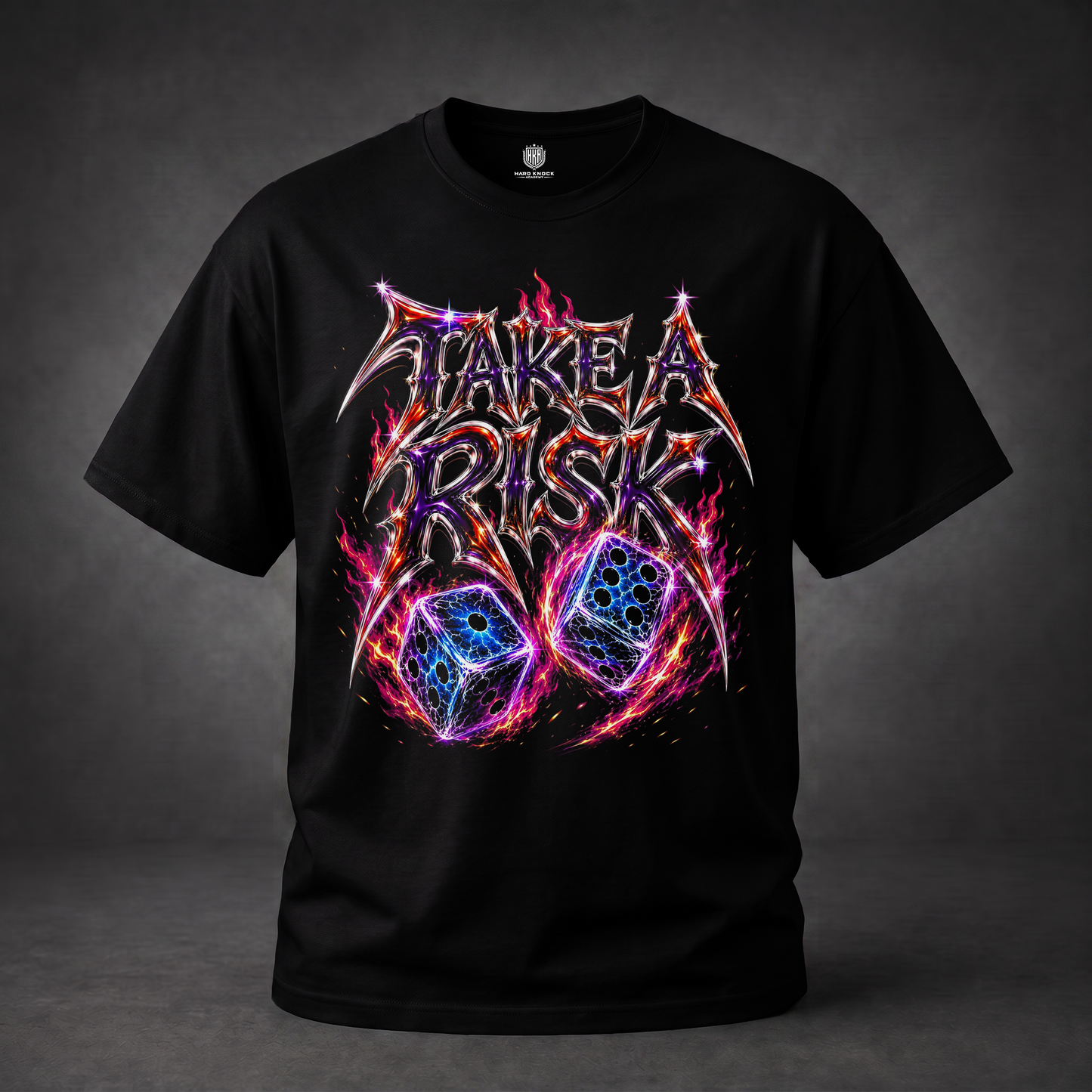 Take A Risk Dice Graphic T-Shirt