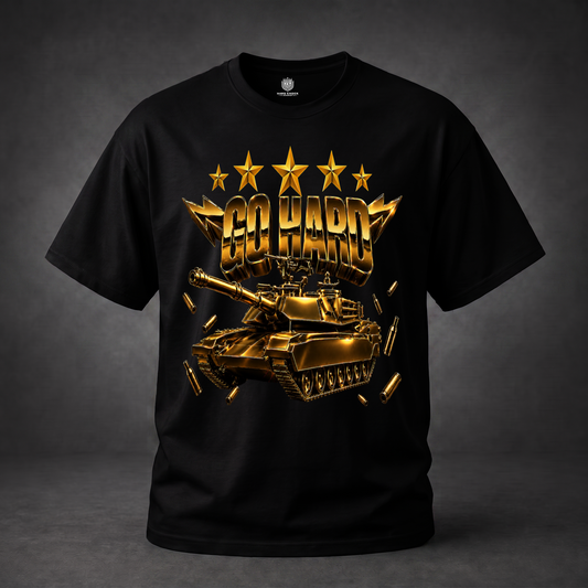 Go Hard Tank Graphic T-Shirt